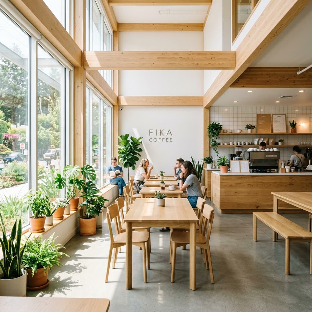 FIKA COFFEE: A MINIMALIST OASIS IN THE CITY